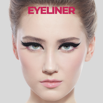 Eyliner woman face