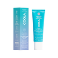 Coola Classic Face Organic Sunscreen Lotion SPF50 with White Tea, creamy white formula in a tube, designed for facial sun protection.