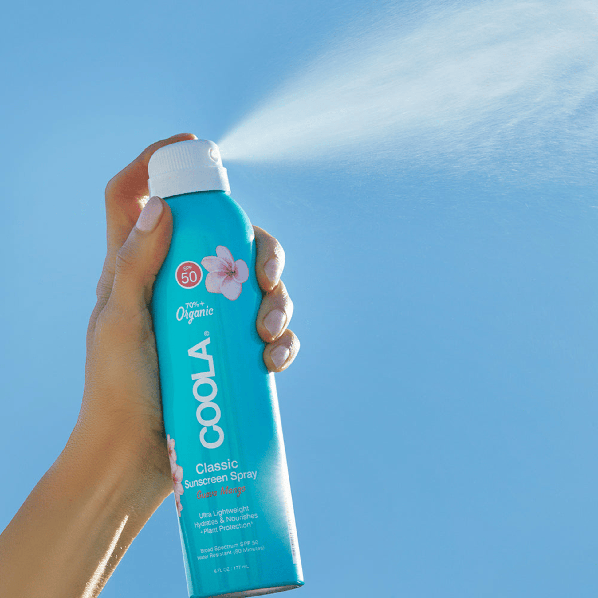 Coola Classic Body Organic Sunscreen Spray SPF50 - Guava Mango
