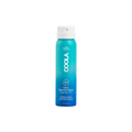 COOLA sunscreen travel size spray bottle SPF50 Fragrance Free on a white background