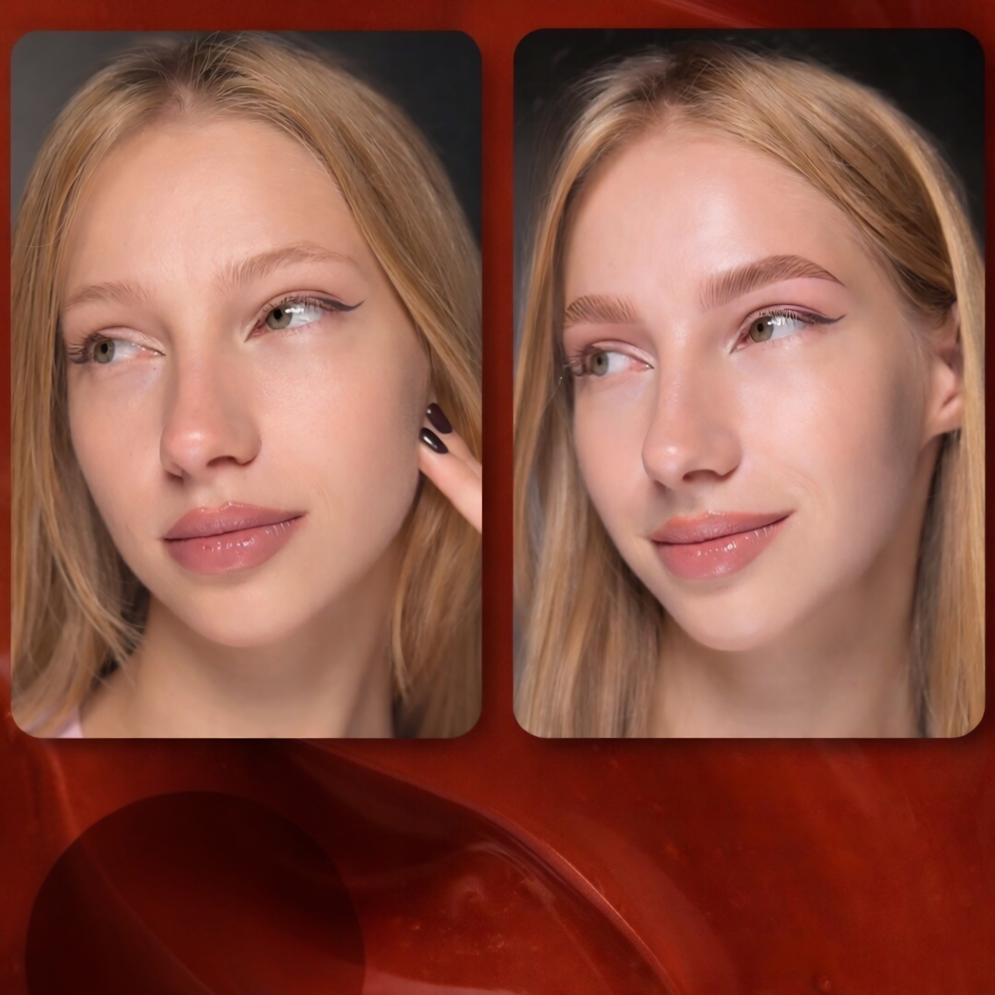 Light brown Élan Brow Gel Tint in a 20ml tube, designed for natural-looking lash and brow tinting by Élan Cosmetics.