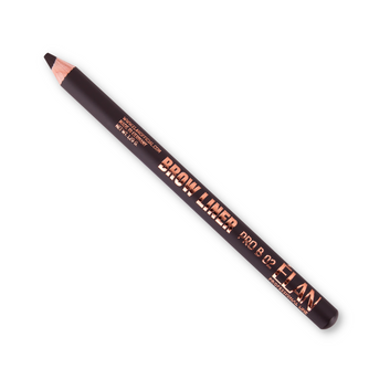 Élan Powder Eyebrow Pencil Brow Liner Pro B02 - Dark Brown