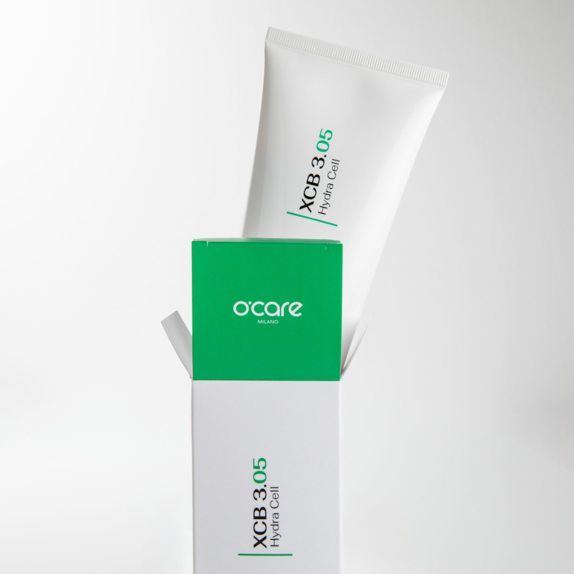 O'Care Hydra Cell XCB 3.05 200ml bottle with label, featuring clear branding and product details on the packaging.