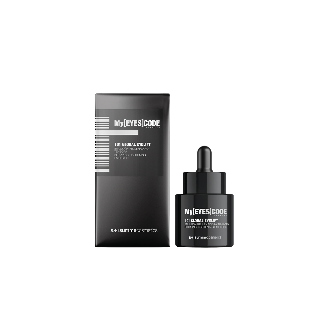 SummeCosmetics 101 Global Eyelift bottle witth its black packaging