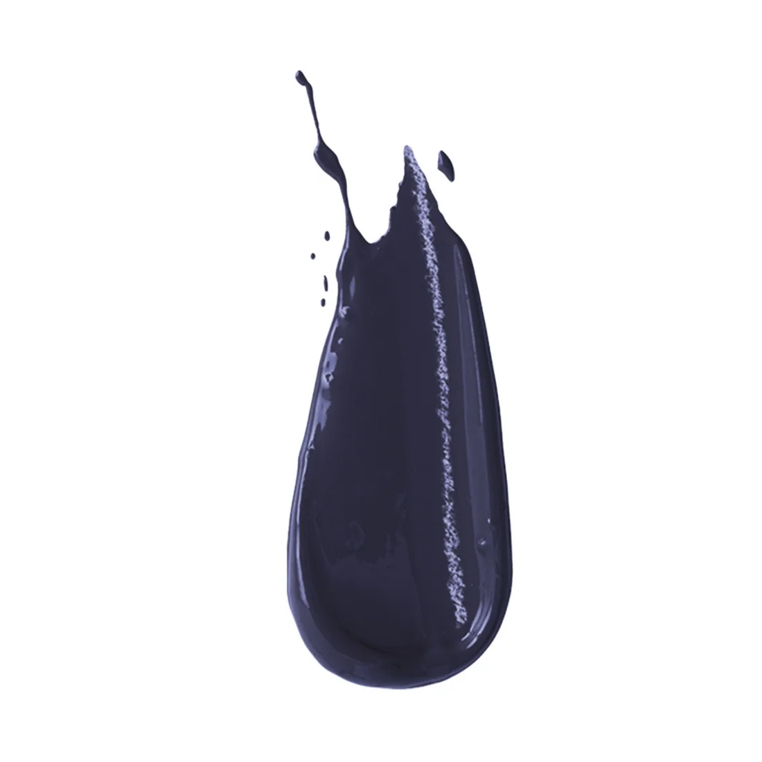 Yumi Lashes & Brows PPD-Free Blue Black Tint applied to eyelash and brow areas, showcasing a deep blue-black color for enhanced definition.