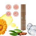 Yumi Skincare Radiance Peeling Cream AHA Trio in a 50ml jar, featuring a brightening skin care mask with exfoliating acids.