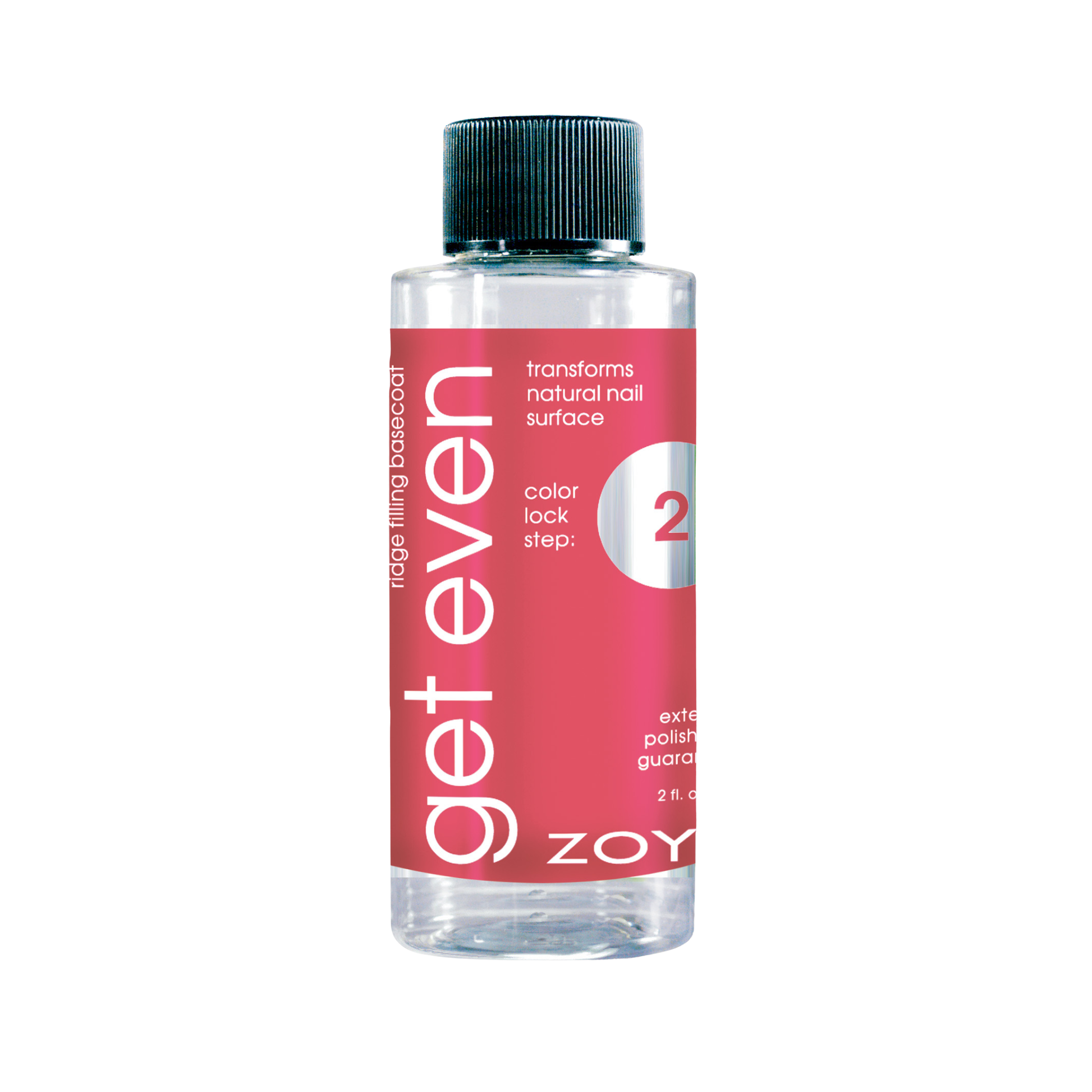 Bottle of Zoya Get Even nail polish guard on a white background
