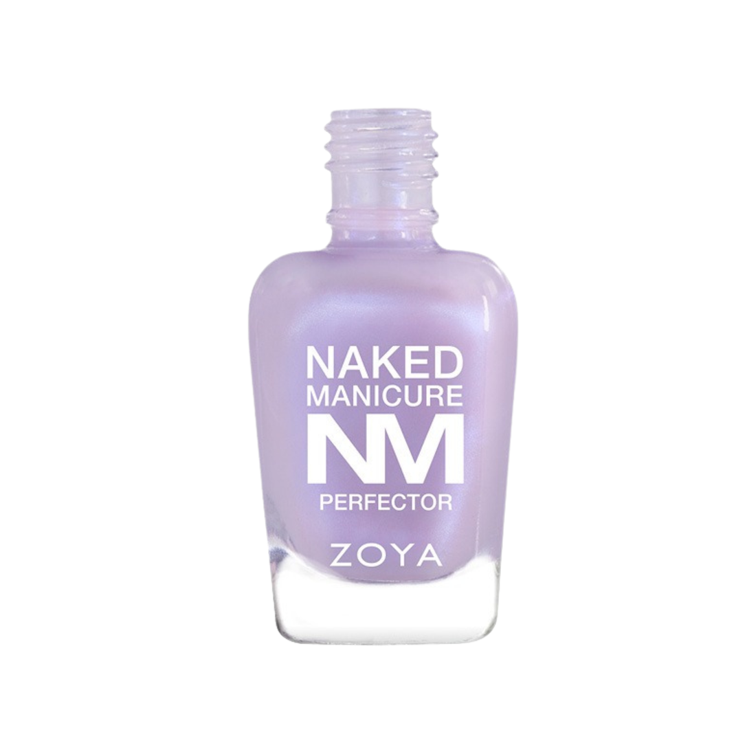 Zoya Naked Manicure Perfector Plus in Opal Lavender, a close-up of the compact with lavender-hued product inside.