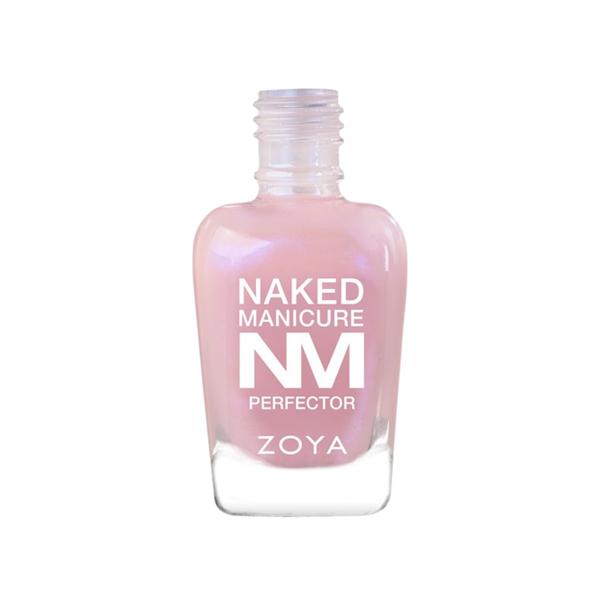 Zoya Naked Manicure Perfector Plus in Opal Pink, displaying smooth, natural-looking nail enhancement and color correction.