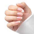 Zoya Naked Manicure Perfector Plus in Opal Pink, a close-up of the soft pink nail buffer and finishing product by Zoya.