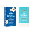 Coola Classic Organic Sunscreen Stick SPF30 with tropical coconut scent, in a sleek white container, ready for skin protection.