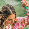 Coola Suncare Organic SPF 30 scalp and hair mist spray bottle, lightweight sunscreen for hair and scalp protection.