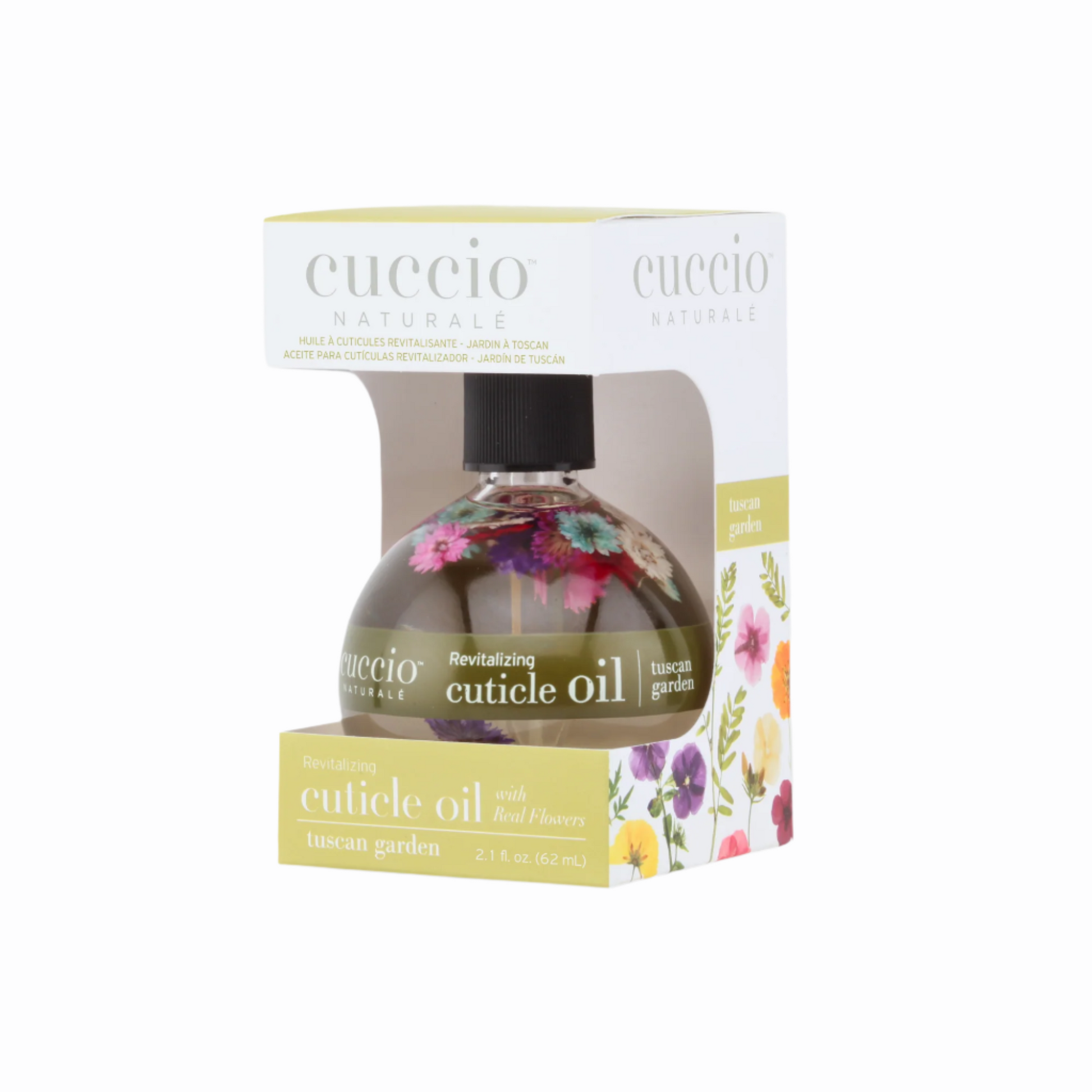 Cuccio Naturalé Cuticle Revitalizing Oil in Tuscan Garden scent, 68ml bottle, nourishing cuticle cream and oil for healthy nails