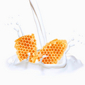 Cuccio Naturalé Milk & Honey Lyte Butter Lotion, moisturizing cream with natural milk and honey fragrance, in a pump bottle.