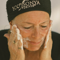 Eco by Sonya Driver Super Citrus Cleanser bottle with citrus-themed label, for facial cleansing, natural skincare product.