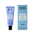 Élan Brow Gel Tint Taupe in 20ml tube, natural brow tint for defining and enhancing eyebrows with a taupe shade.