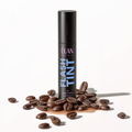 Élan Flash Tint Dark Coffee for lashes and brows, dark coffee-colored tint from Élan Cosmetics, applied on natural lashes or brows.