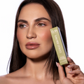 Élan GoGo Brows Essential Care Serum for eyebrows and eyelashes, 4.5ml, featuring a clear applicator brush and sleek packaging.