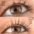 Élan KeraSoft Lash Lifting Serum Step 1 for lashes and brows lamination, shown in a professional salon setting.