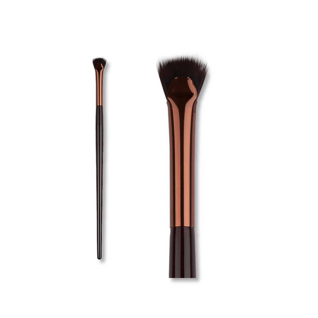 Élan Cosmetics professional makeup brush face #27 for precise application, featuring soft bristles and ergonomic handle.
