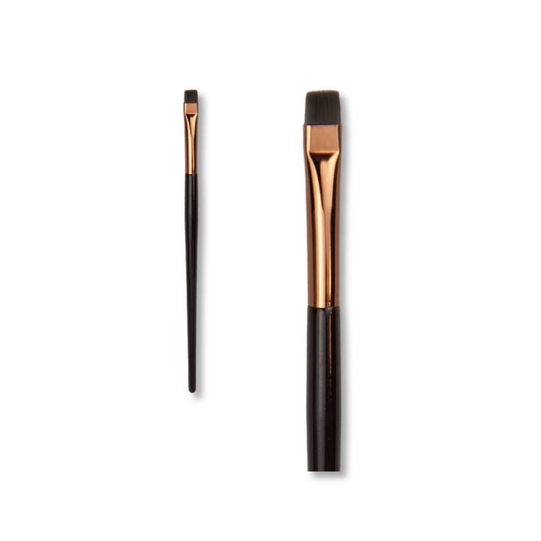 Élan Cosmetics professional face makeup brush #35, a sleek brush for applying foundation and face makeup, part of lashes and brows tools.