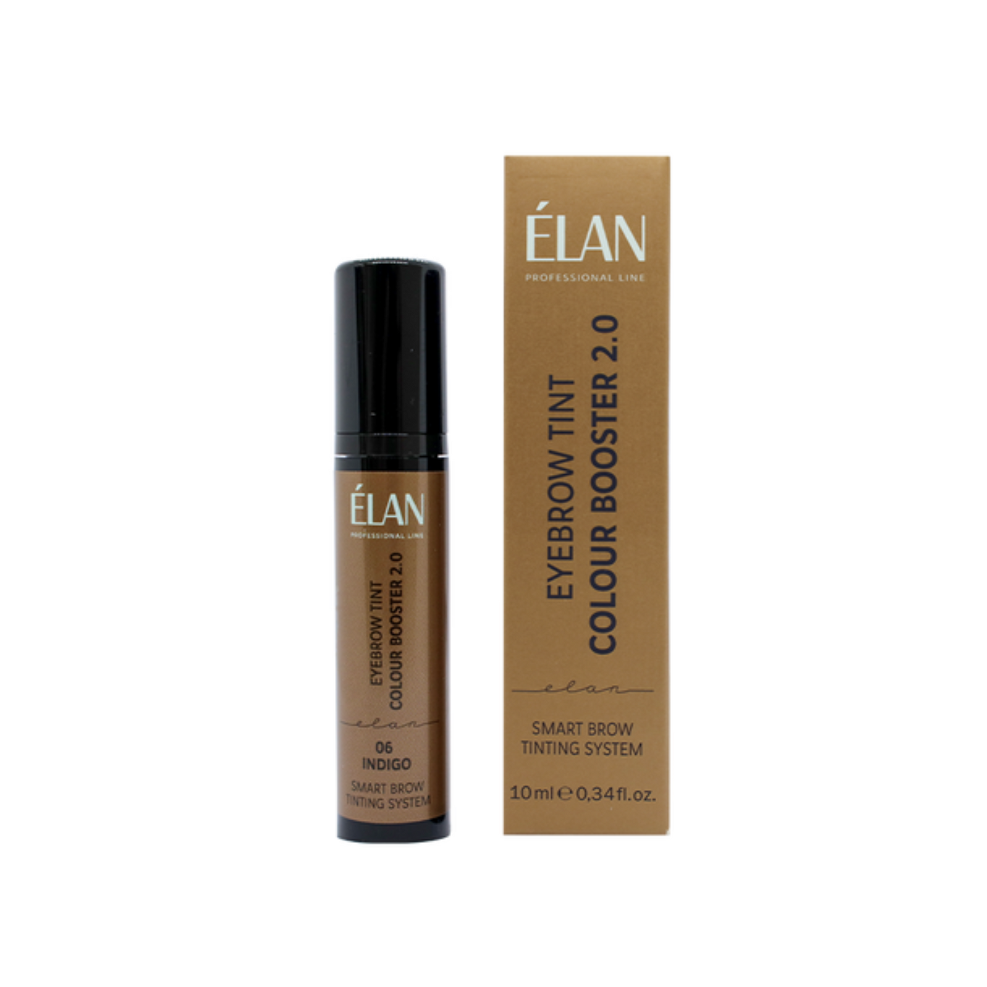 Élan Smart Brow Tinting System Eyebrow Tint Colour Booster in Indigo, part of Élan Cosmetics lashes and brows tint collection.