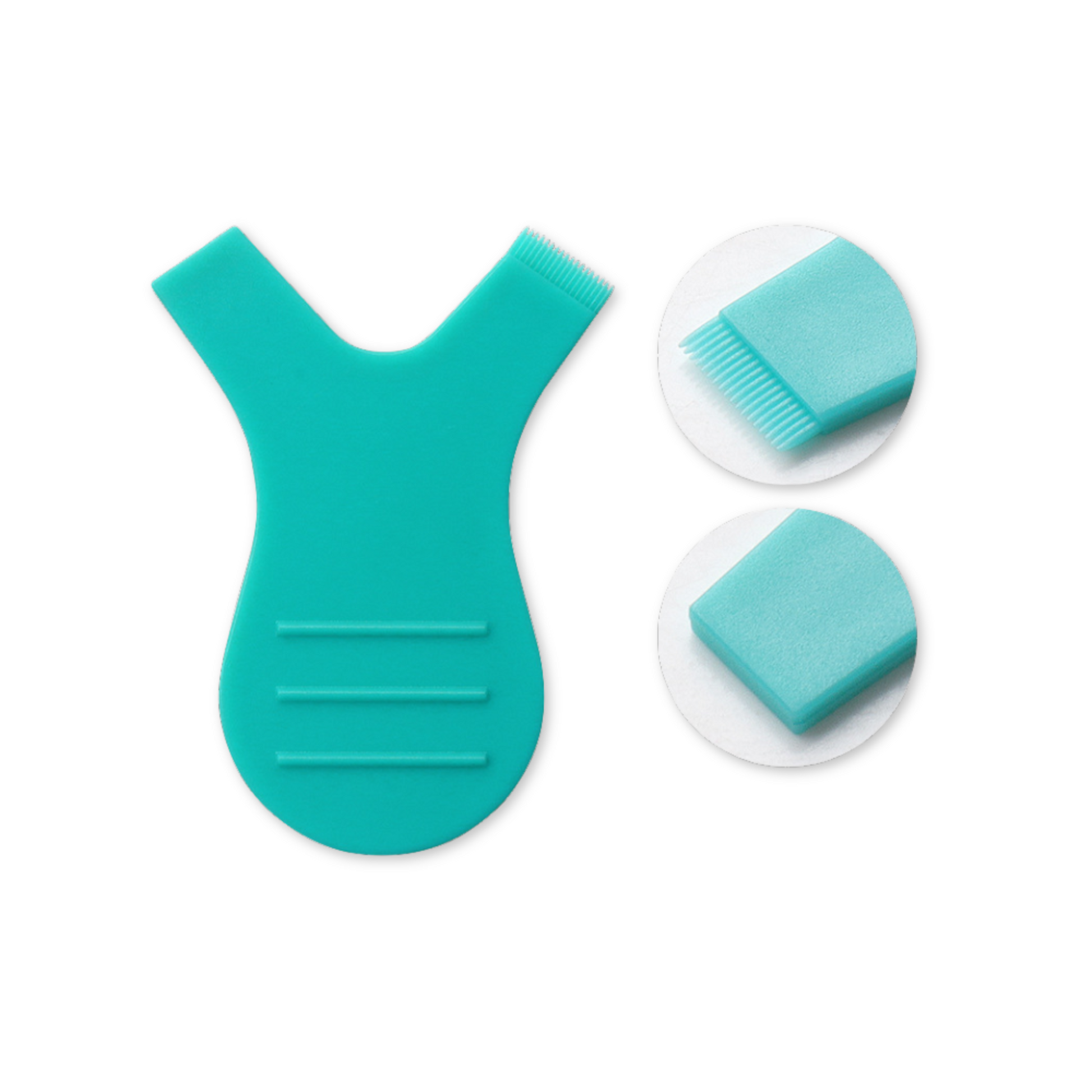Green Y Comb eyelash lift tool by Yumi Lashes, designed for shaping and lifting eyelashes in the Lashes & Brows category.
