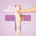 iSol.Beauty Bandage Cell Impact skin care product in a sleek packaging with a white and pink design.