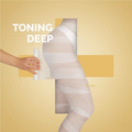 iSol.Beauty Bandage Toning Deep skin care product in a sleek tube with blue and white packaging.