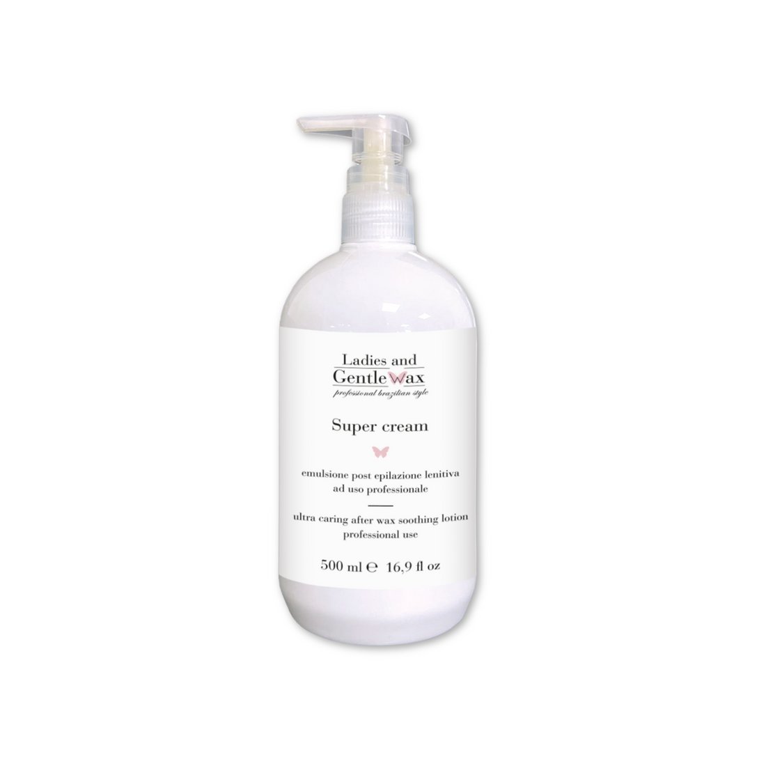 Ladies and Gentlewax Super Cream for epilation, 500ml jar, smooth skin lotion from Ladies and Gentlewax.