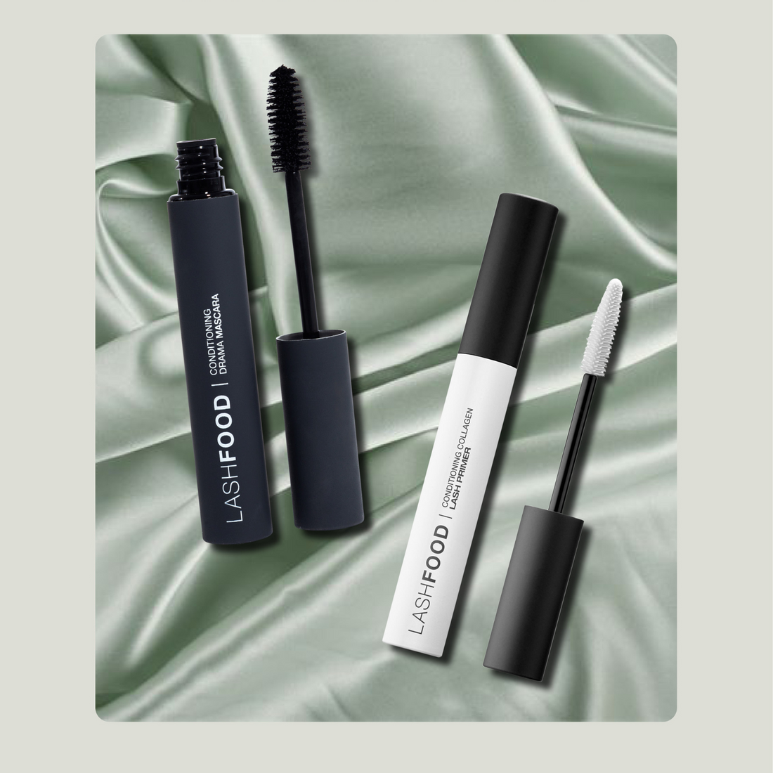 JB Cosmetics Lashfood Prime and Define Duo Kit featuring lash and brow products for natural, enhanced eye definition.