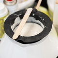 Silicon pot for SKIN'S wax heater, designed for melting wax in a wax warmer, with a flexible silicone container and heating element.