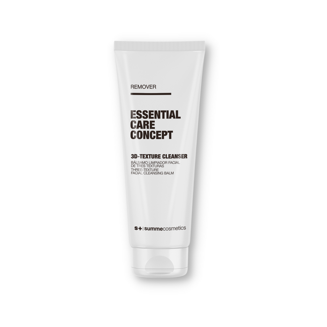 SummeCosmetics ECC Remover 3D-Texture Cleanser in a pump bottle, designed for facial cleansing and skin refreshment.