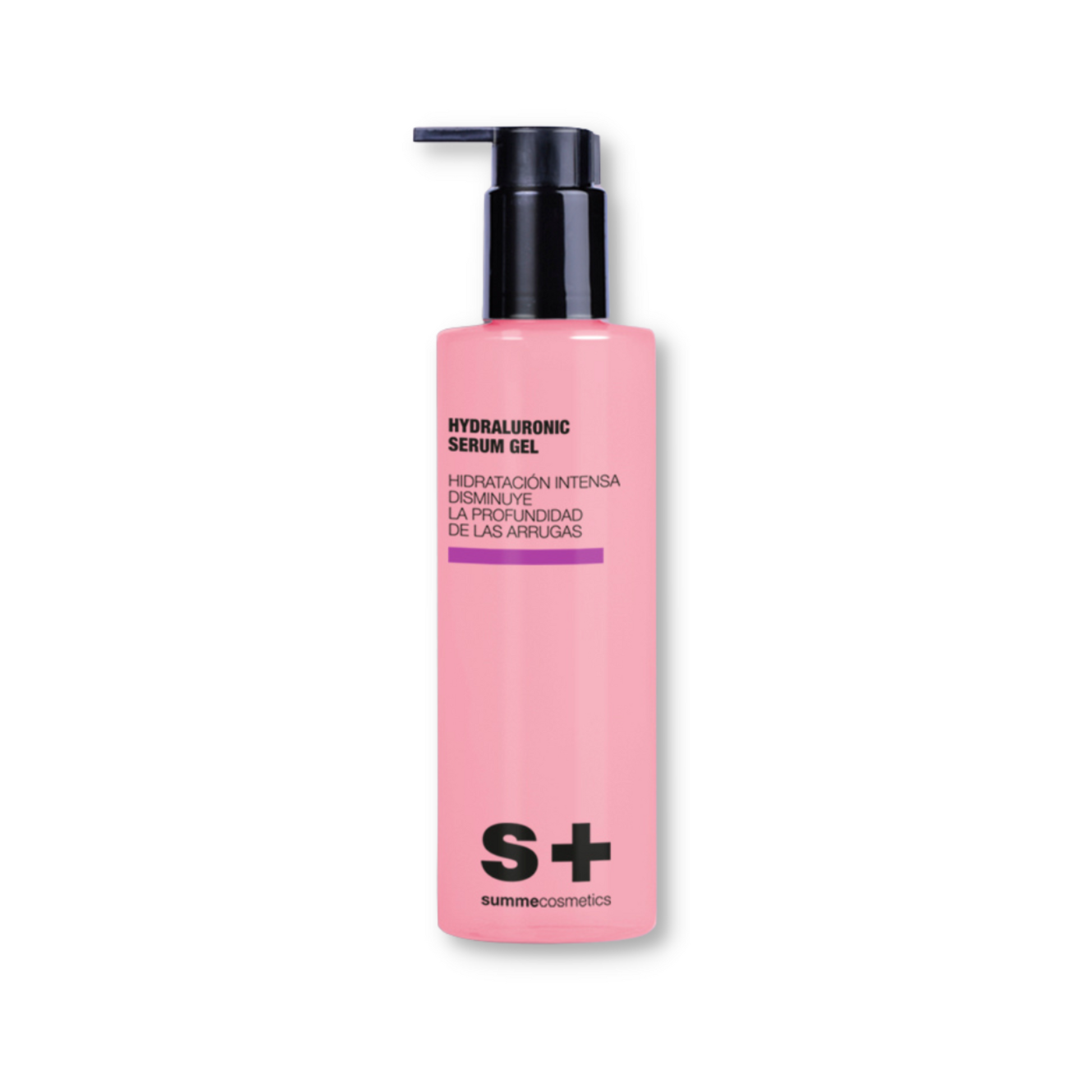 SummeCosmetics Glaciar Hydraluronic Serum Gel in a clear jar, showcasing the hydrating gel formula and brand label.