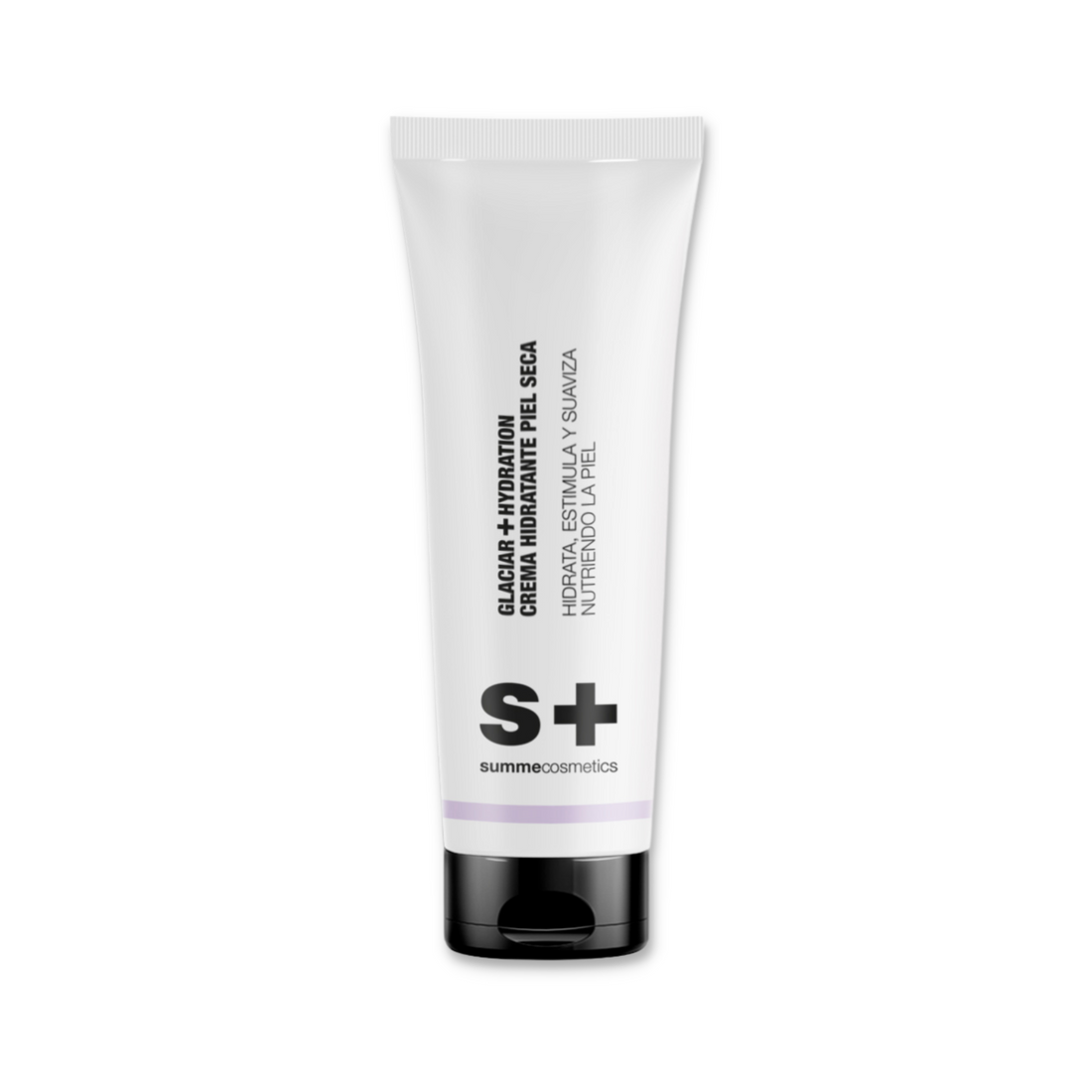 SummeCosmetics Glaciar + Hydration cream for dry skin, featuring a white jar with blue accents and a sleek design.