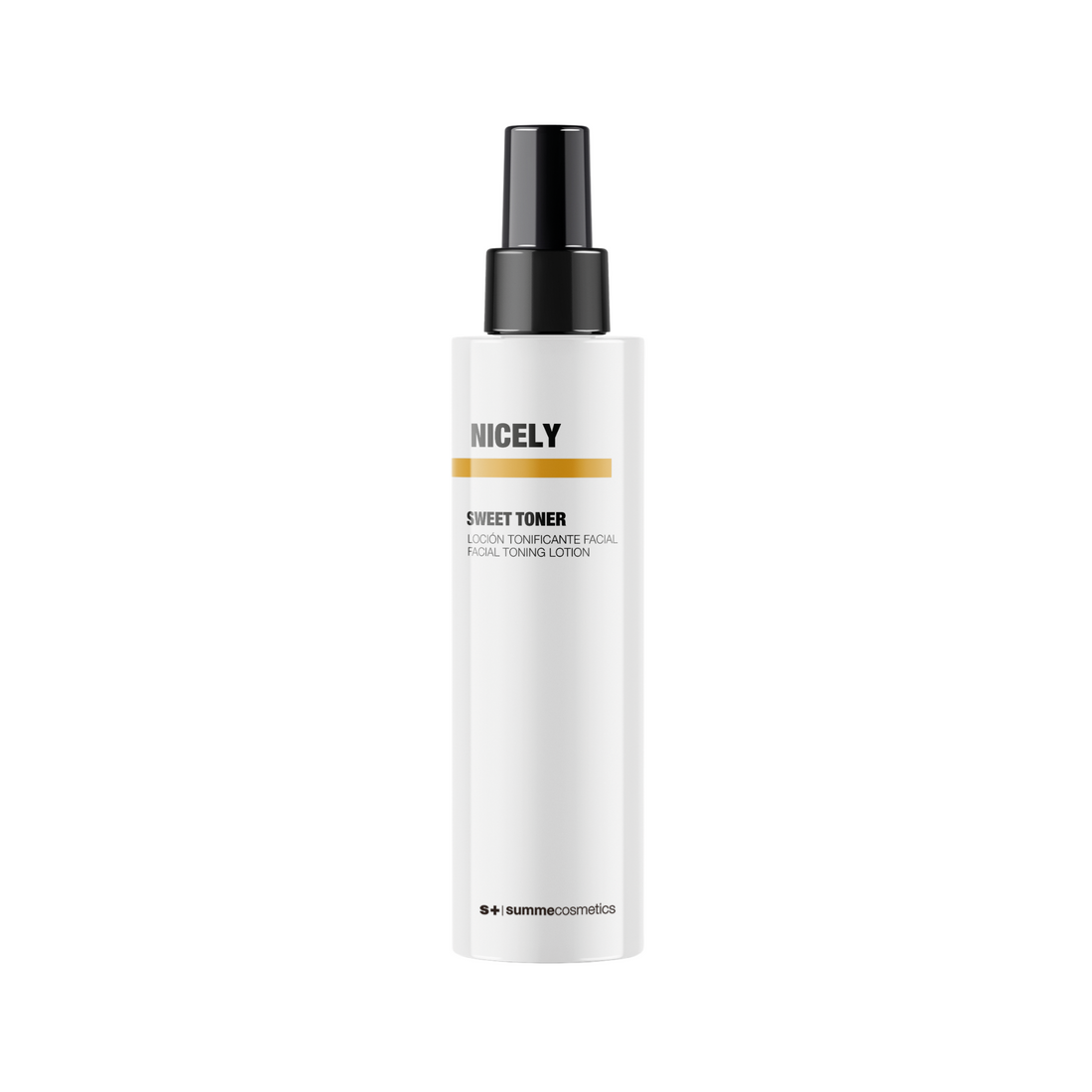 SummeCosmetics Nicely Sweet Toner in 200ml bottle, gentle skincare toner with a sweet fragrance and hydrating properties.