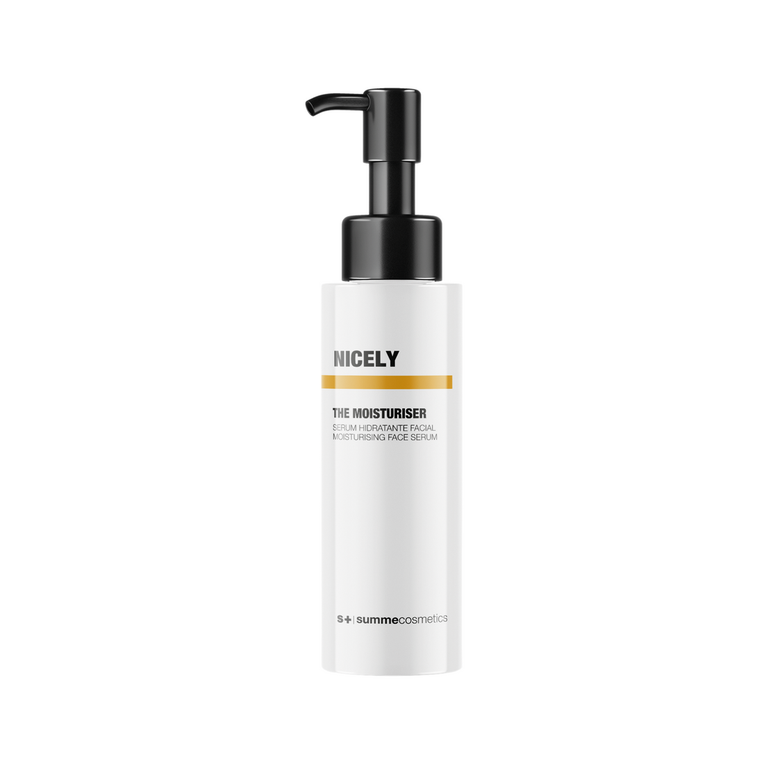 SummeCosmetics Nicely The Moisturiser in 100ml bottle, soothing lotion and moisturizer for refreshed skin.
