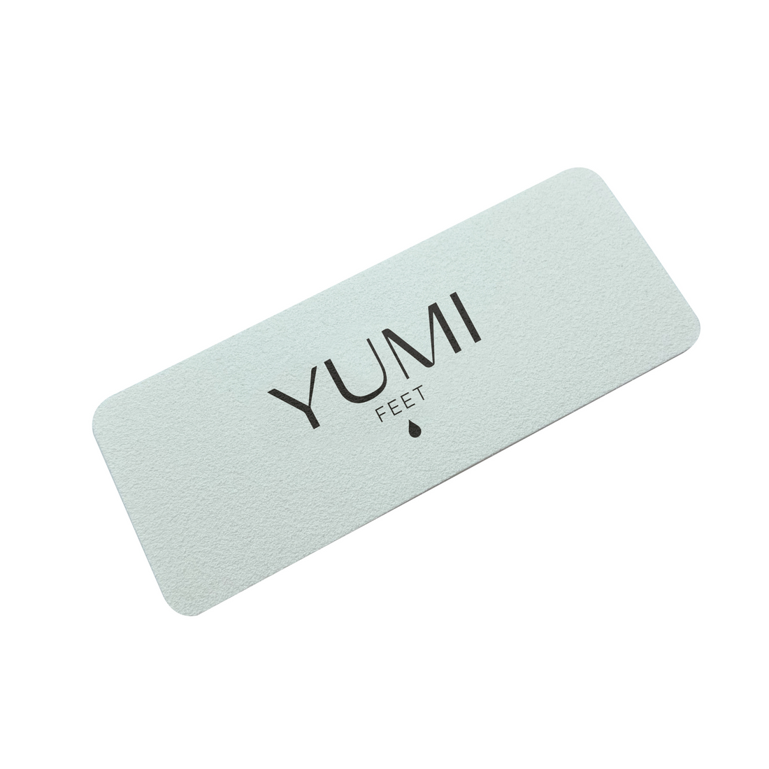 Set of 10 Yumi Feet Foot File Stickers for gentle foot exfoliation and callus removal, designed for easy at-home foot care.