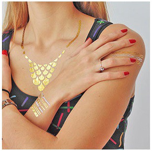 TTTatto Bracelets and necklaces Set - Gold