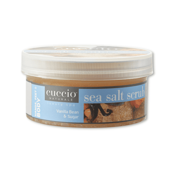 Cuccio Naturalé Sea Salt Scrub for Body, Hands & Feet - Vanilla Bean & Sugar