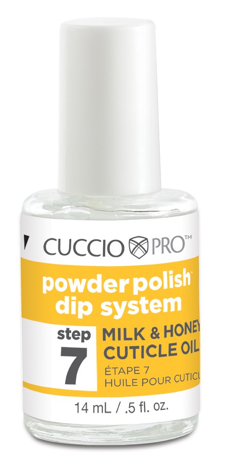 Cuccio Pro Powder Polish - Nagelhautöl Milch & Honig - Step 7