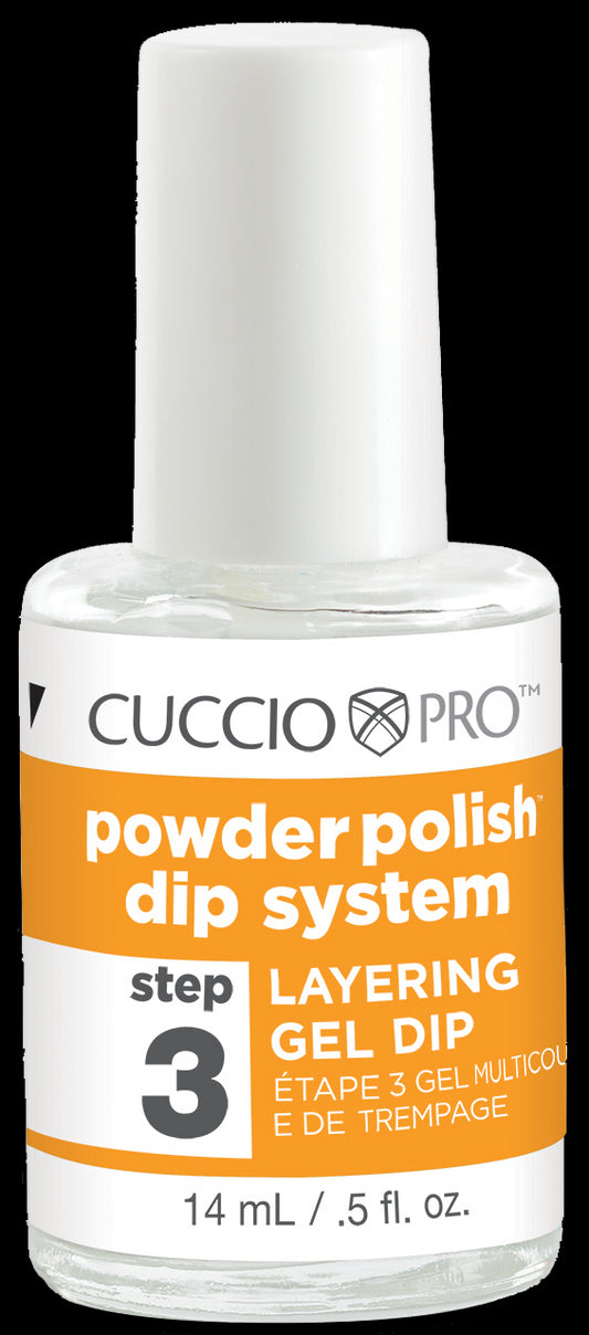 Cuccio Pro Powder Polish - Layering Gel Dip - Step 3