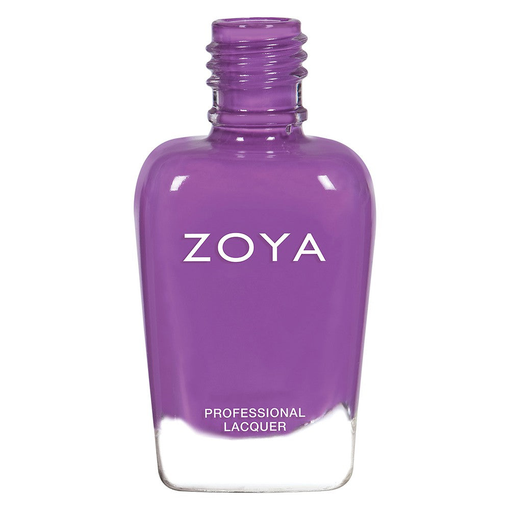 Zoya Tina nail polish bottle with colorful, glossy finish, showcasing the vibrant shade and sleek design of the Zoya nail polish line.
