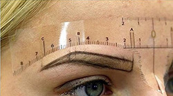 Yumi Brows Disposable Eyebrows Ruler Sticker
