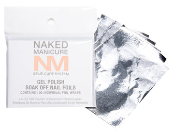 Zoya Naked Manicure Gelie Cure Soak Off Nails Foil (100 pcs)