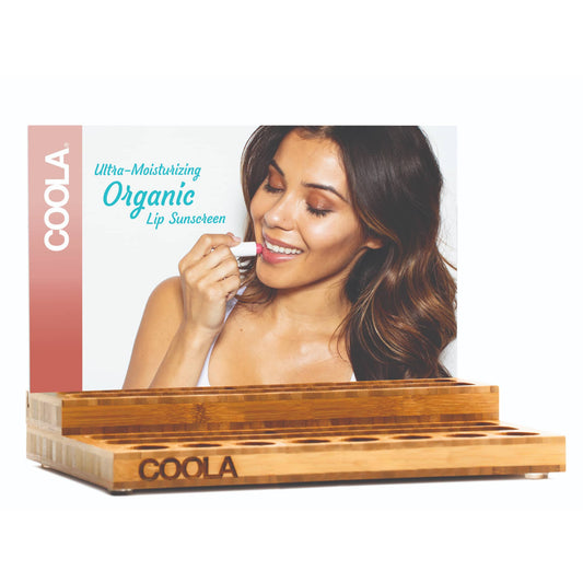 Coola Large Liplux Collection Bamboo Display