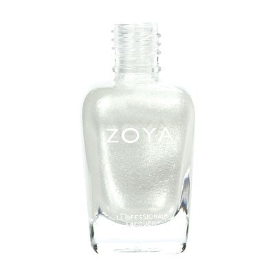 Zoya Ginessa nail polish bottle showcasing the vibrant, shimmering pink color and sleek Zoya branding.