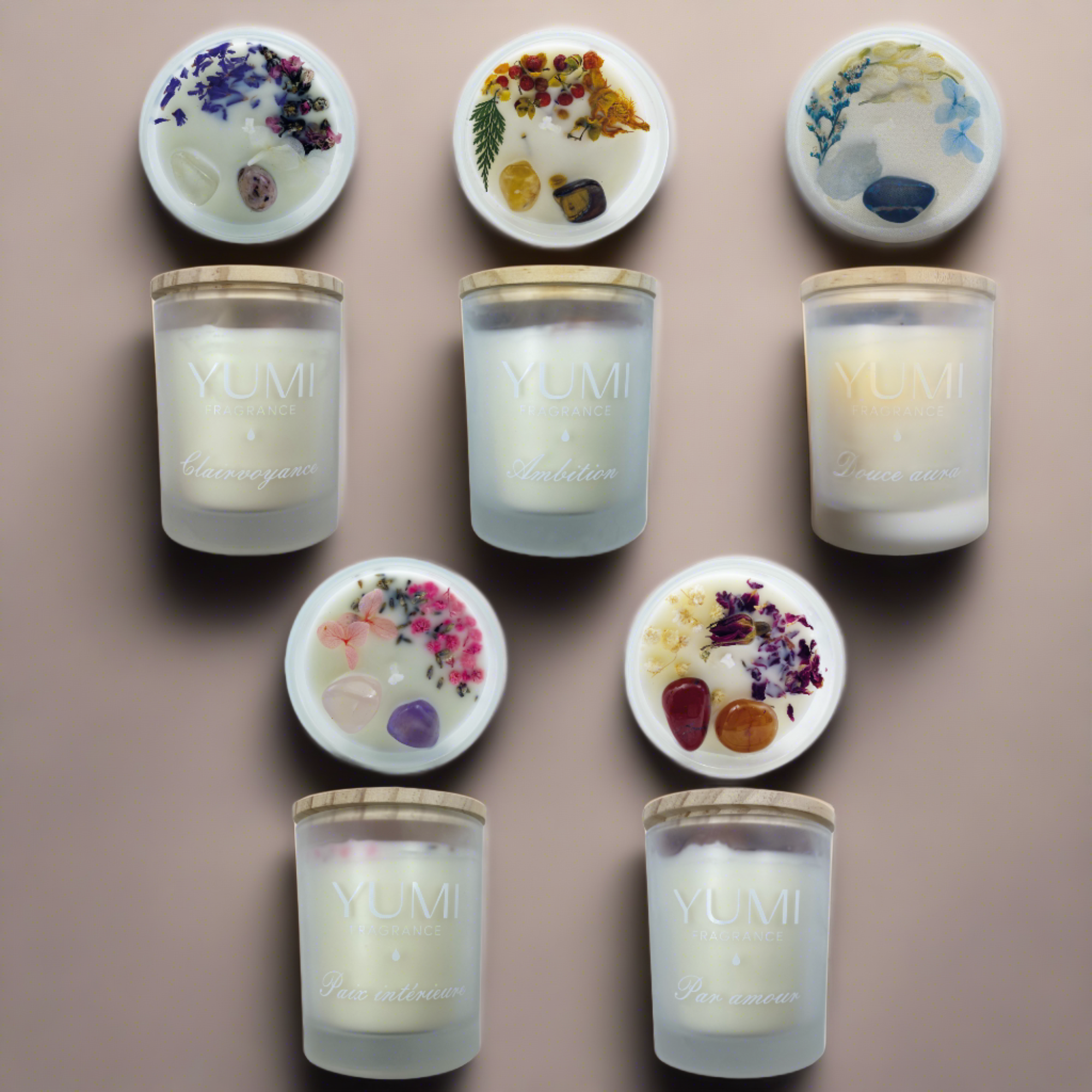 Yumi Fragrance Mood Candle Collection