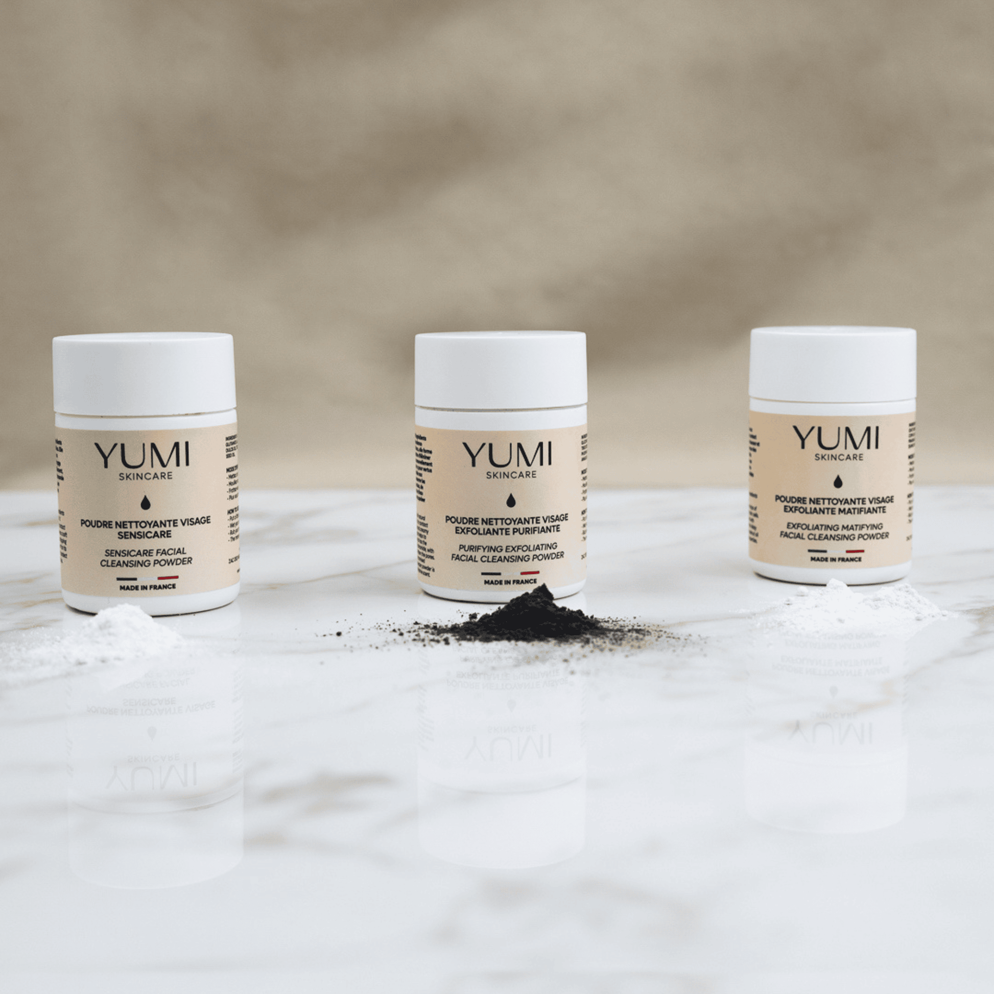 Yumi Skincare Facial Cleansing Powders