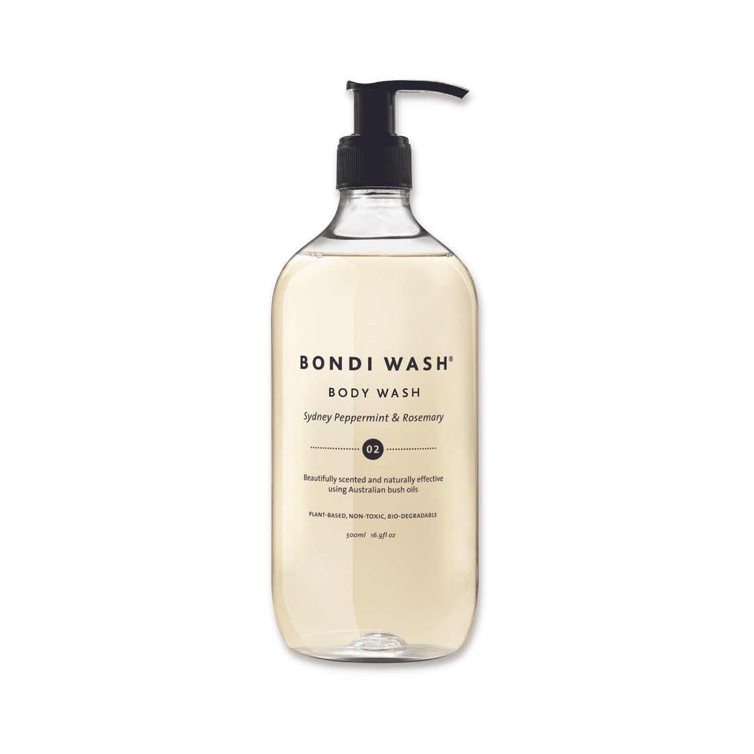 Bondi Wash body wash in a 1500ml bottle, featuring natural ingredients and a soothing, refreshing design.
